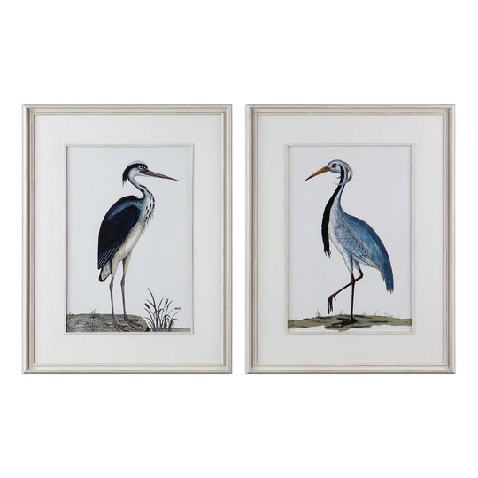American Home Furniture Uttermost Shore Birds Framed Prints Set of 2