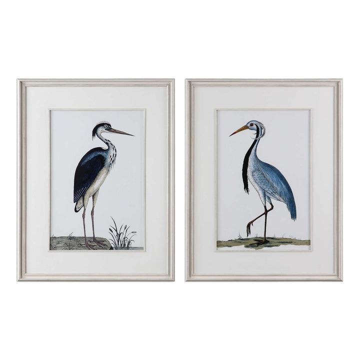 American Home Furniture Uttermost Shore Birds Framed Prints Set of 2