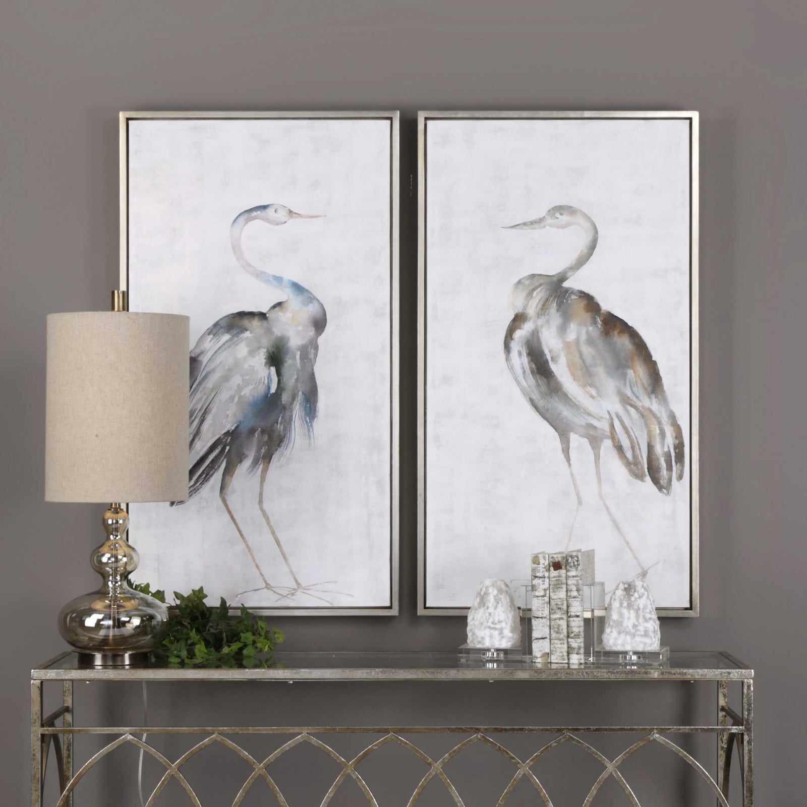 American Home Furniture Uttermost Summer Birds Framed Art S/2