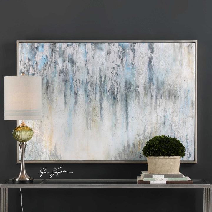 American Home Furniture Uttermost Overcast Abstract Art