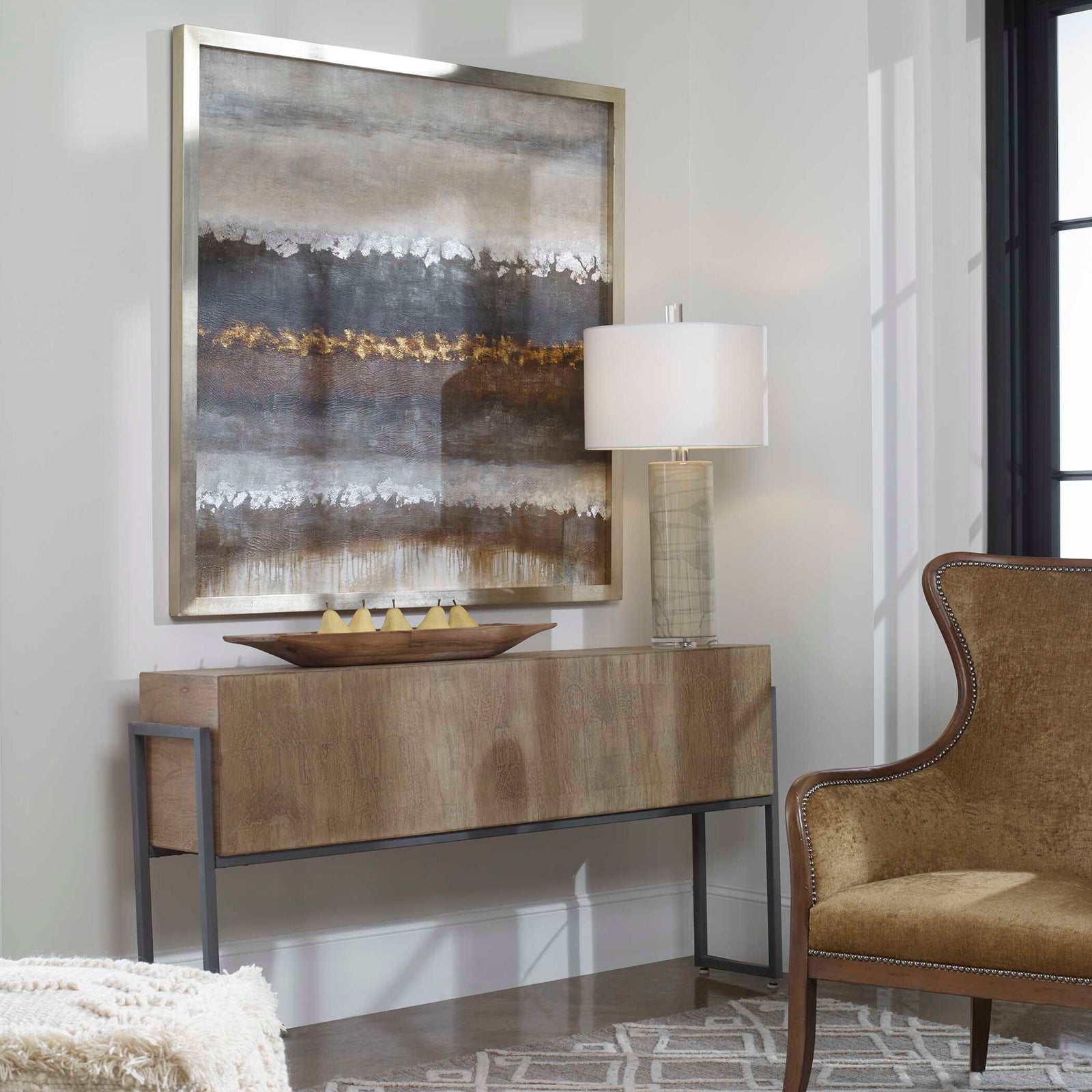 American Home Furniture Uttermost Layers Landscape Art
