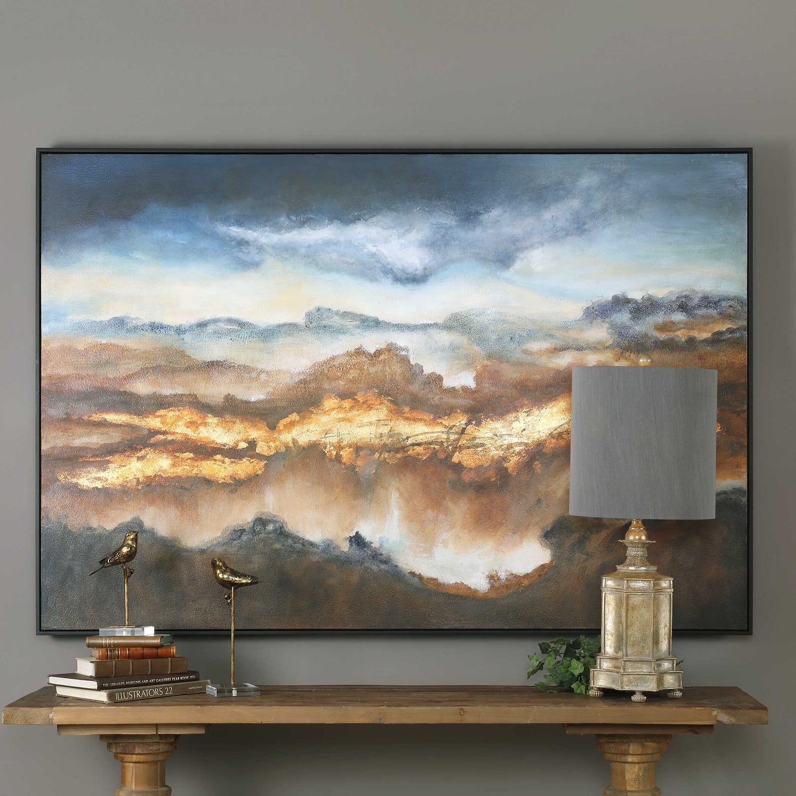 American Home Furniture Uttermost Valley Of Light Landscape Art