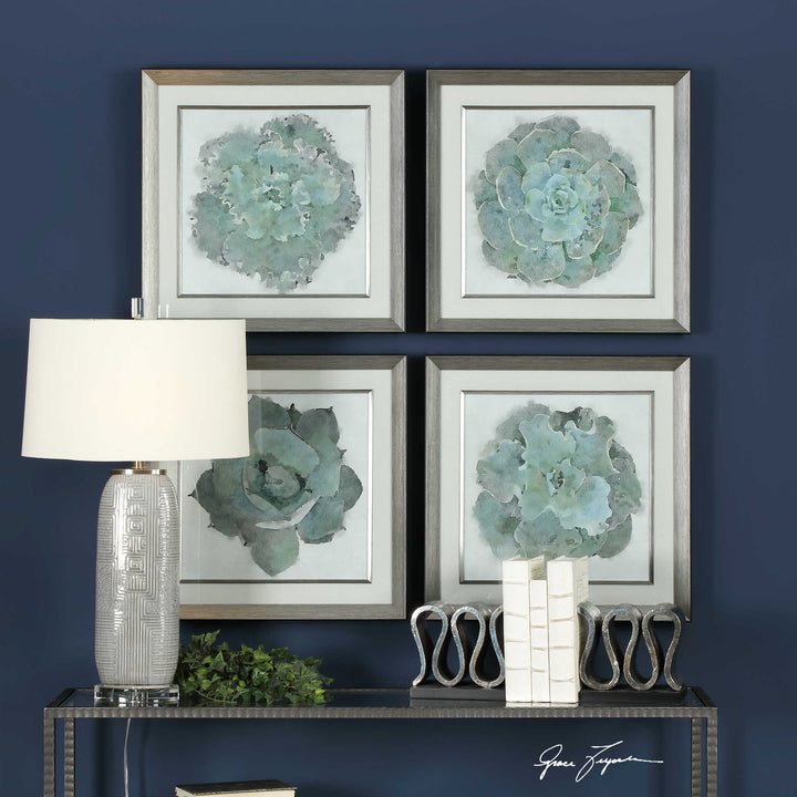 American Home Furniture Uttermost Natural Beauties Botanical Prints Set of 4
