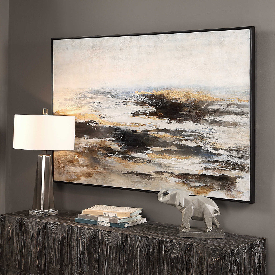 American Home Furniture Uttermost Aftermath Abstract Art