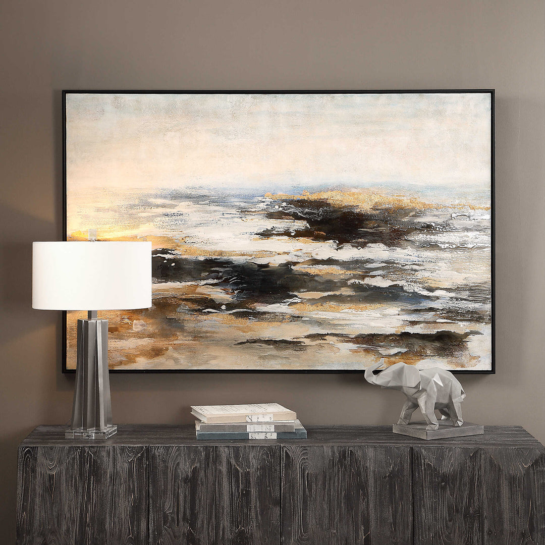 American Home Furniture Uttermost Aftermath Abstract Art