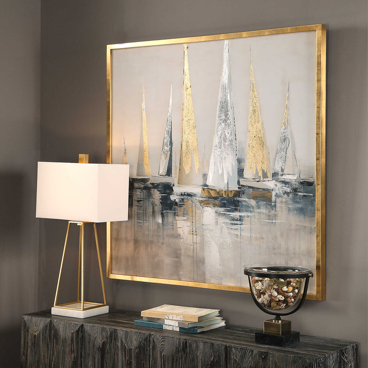 American Home Furniture Uttermost Regatta Nautical Art