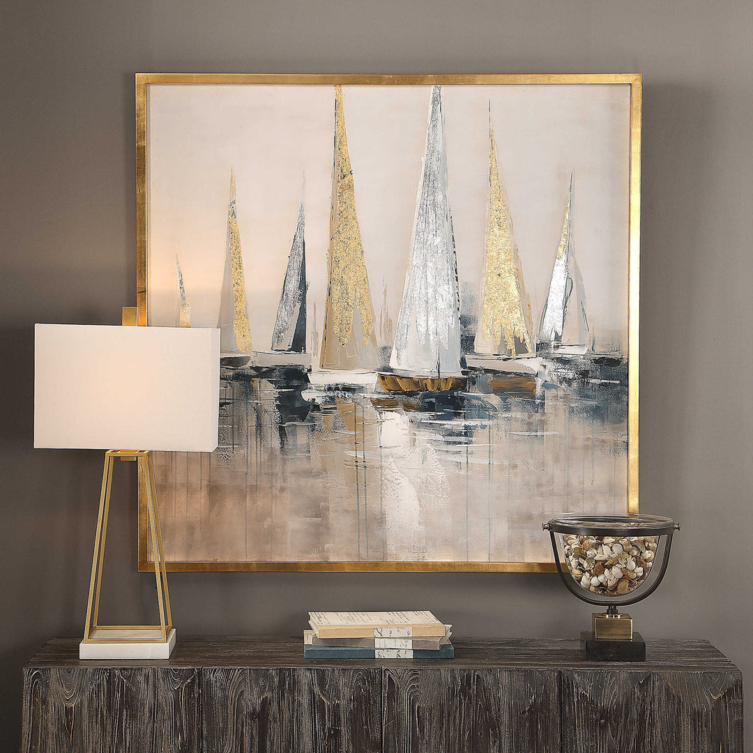 American Home Furniture Uttermost Regatta Nautical Art