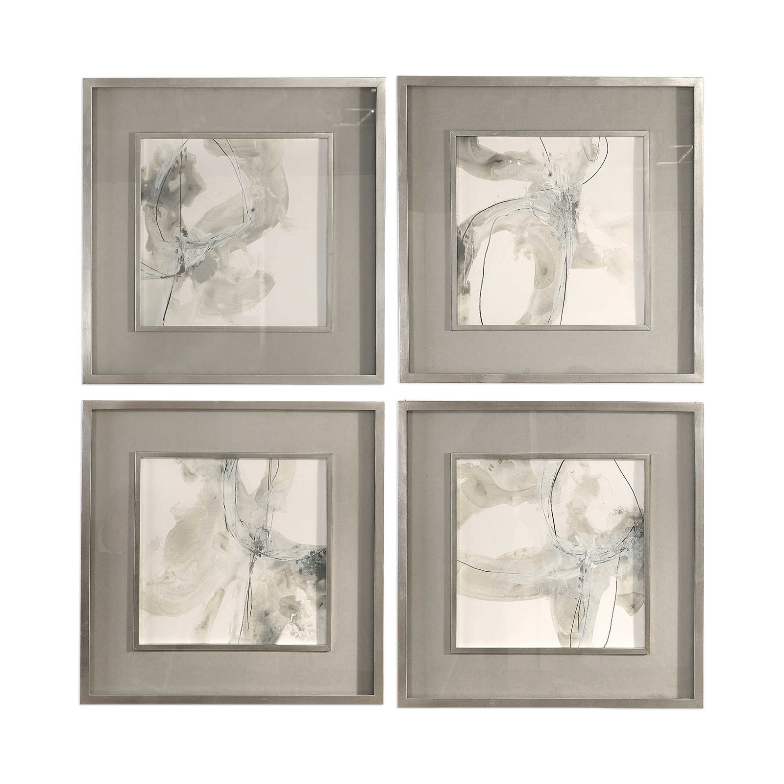 American Home Furniture Uttermost Divination Abstract Art, S/4