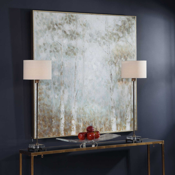 American Home Furniture Uttermost Cotton Woods Hand Painted Canvas
