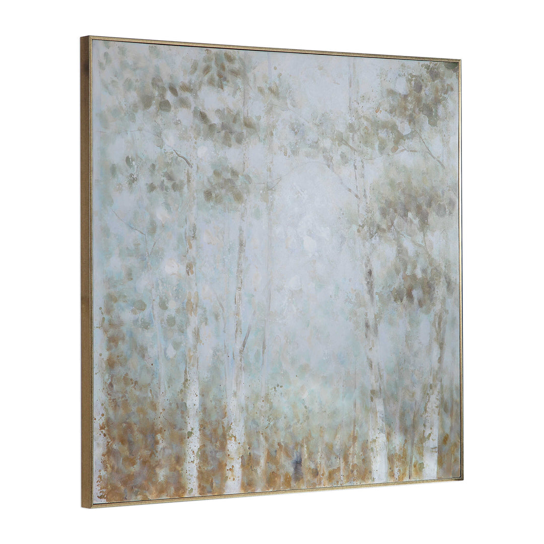 American Home Furniture Uttermost Cotton Woods Hand Painted Canvas