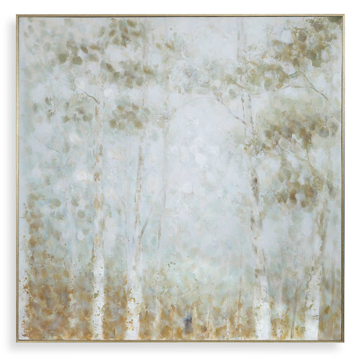 American Home Furniture Uttermost Cotton Woods Hand Painted Canvas