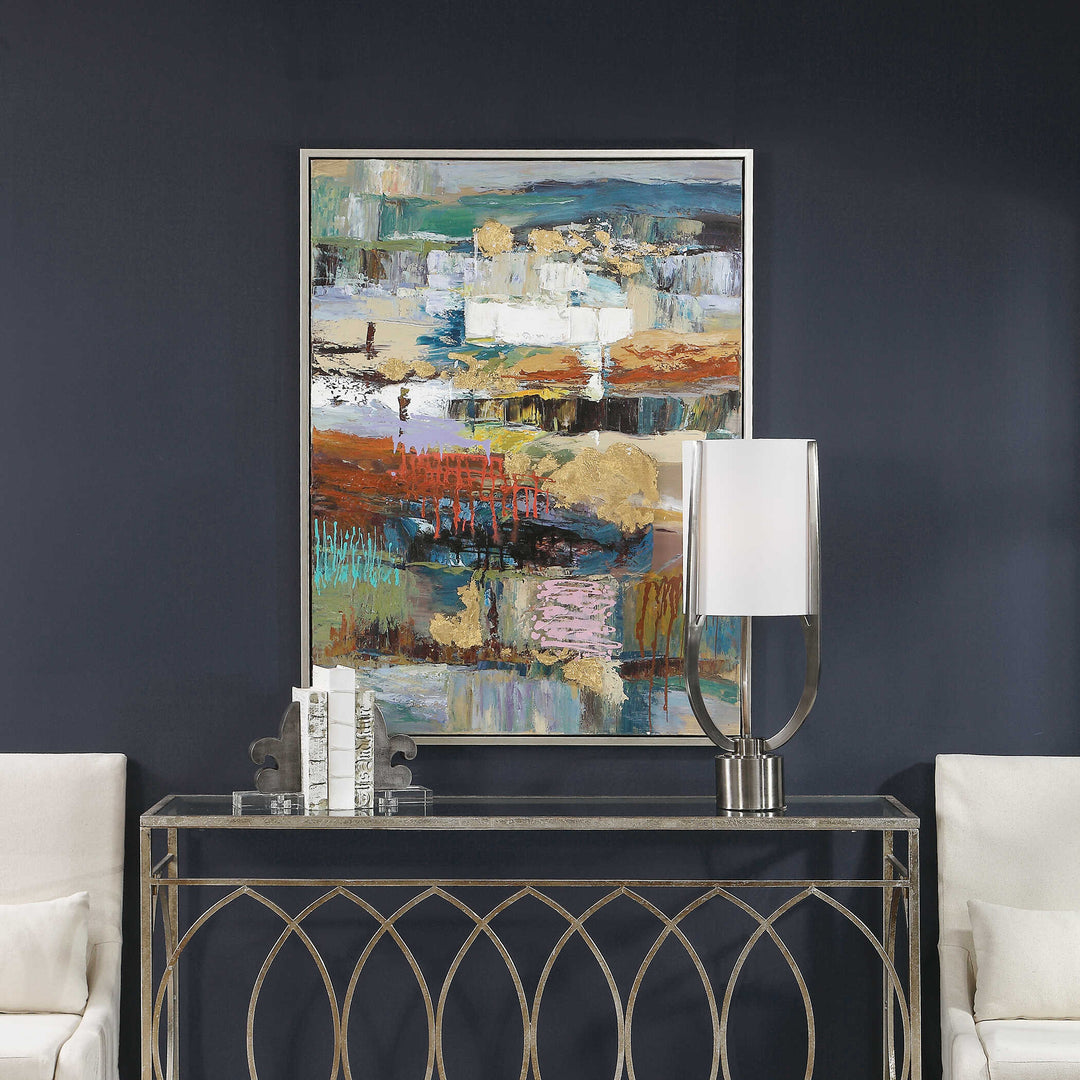 American Home Furniture Uttermost Fiesta Hand Painted Canvas