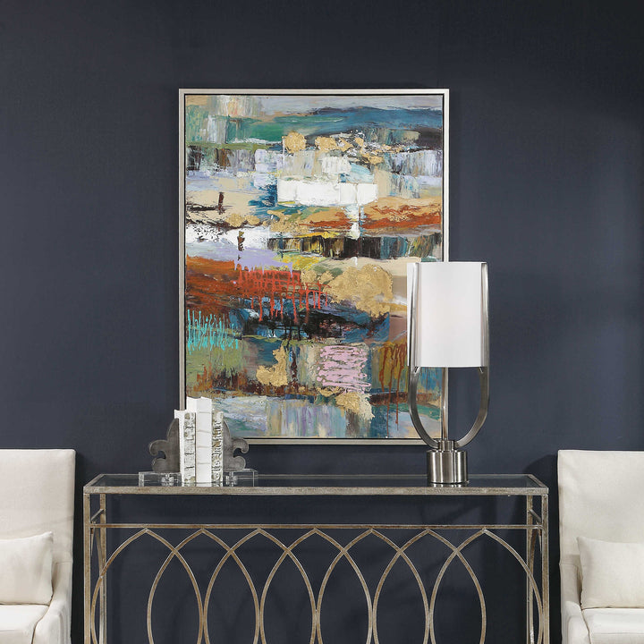 American Home Furniture Uttermost Fiesta Hand Painted Canvas