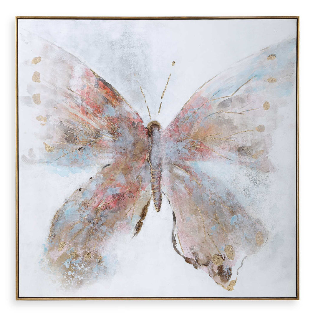 American Home Furniture Uttermost Free Flying Hand Painted Canvas