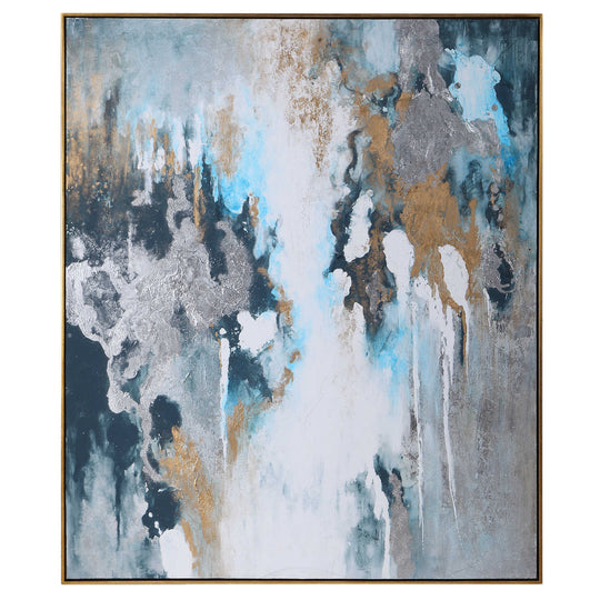 American Home Furniture Uttermost Stormy Seas Hand Painted Canvas