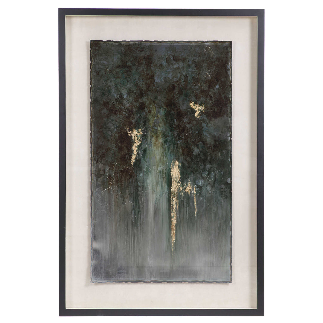 American Home Furniture Uttermost Rustic Patina Grande Abstract Art