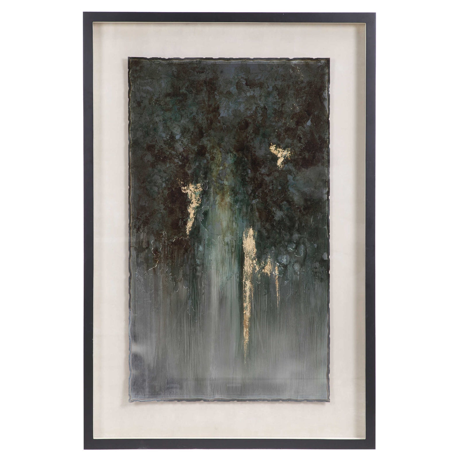 American Home Furniture Uttermost Rustic Patina Grande Abstract Art