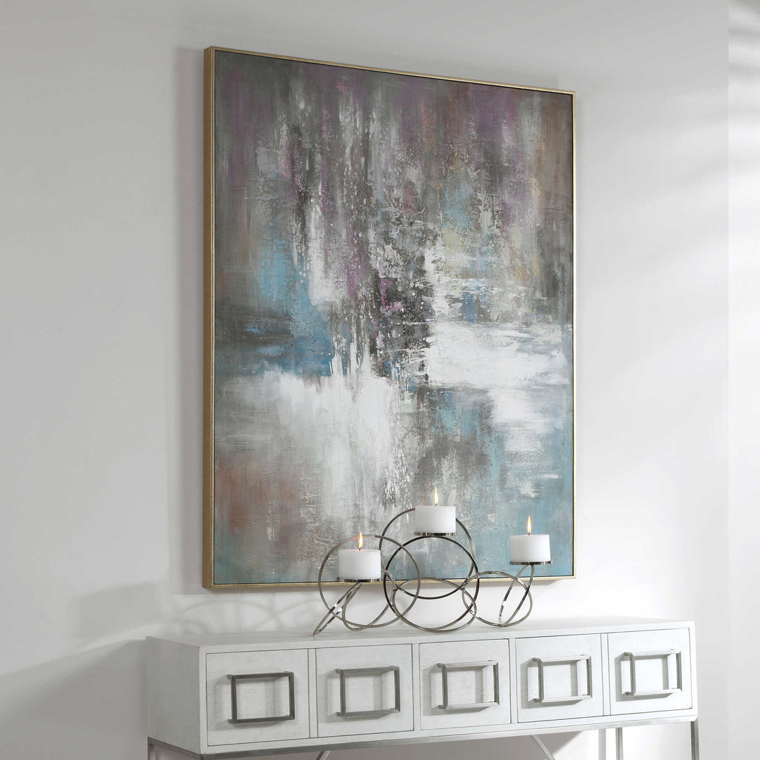 American Home Furniture Uttermost Elevation Abstract Art