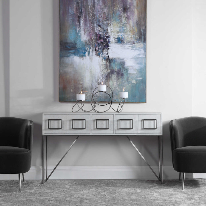 American Home Furniture Uttermost Elevation Abstract Art