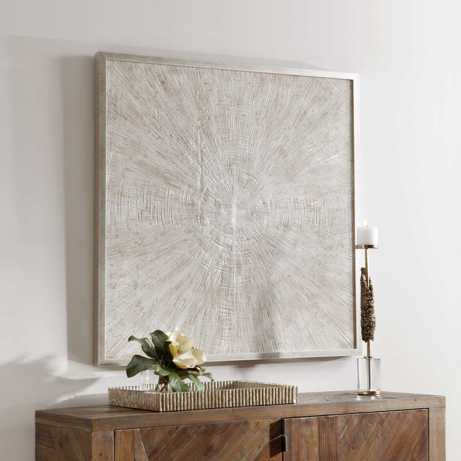 American Home Furniture Uttermost Mesmerize Abstract Art