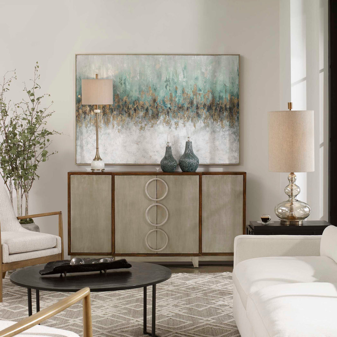 American Home Furniture Uttermost Divide Hand Painted Art