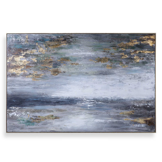 American Home Furniture Uttermost Dawn To Dusk Hand Painted Art