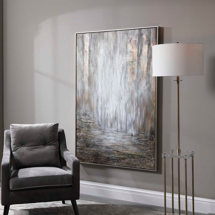 American Home Furniture Uttermost Desert Rain Hand Painted Abstract Art