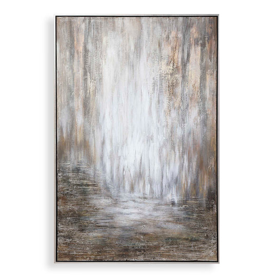 American Home Furniture Uttermost Desert Rain Hand Painted Abstract Art