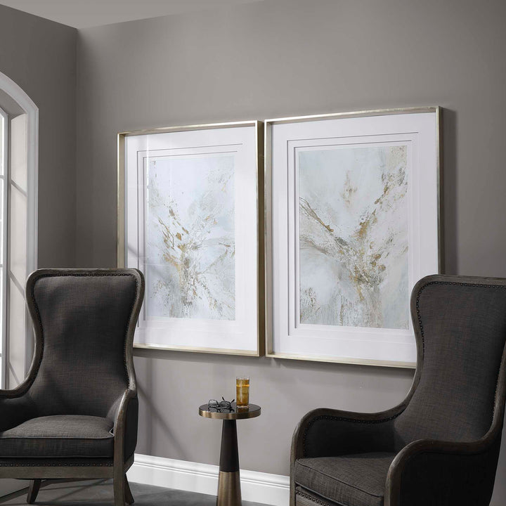 American Home Furniture Uttermost Ethos Framed Abstract Print