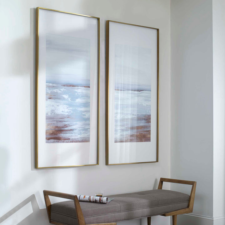 American Home Furniture Uttermost Coastline Framed Prints, Set of 2