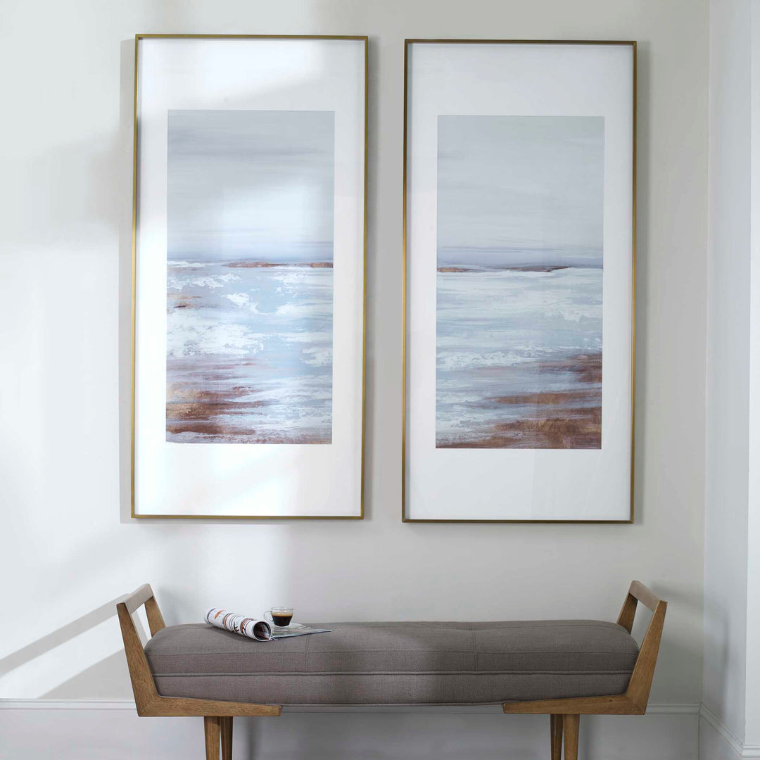 American Home Furniture Uttermost Coastline Framed Prints, Set of 2