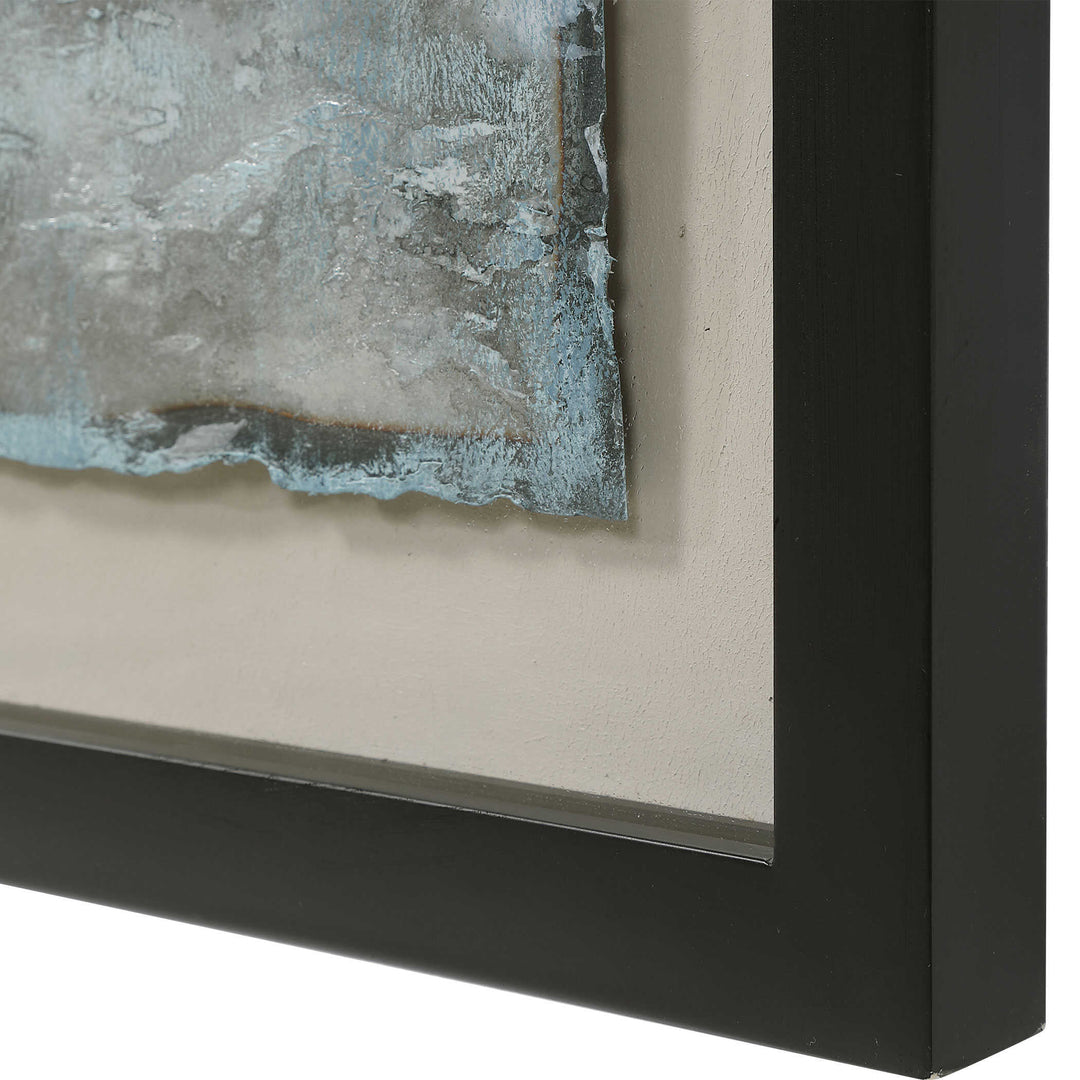 American Home Furniture Uttermost Ocean Swell Painted Metal Art, S/3, 3 Cartons