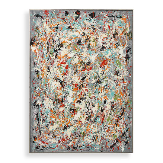 American Home Furniture Uttermost Organized Chaos Hand Painted Canvas
