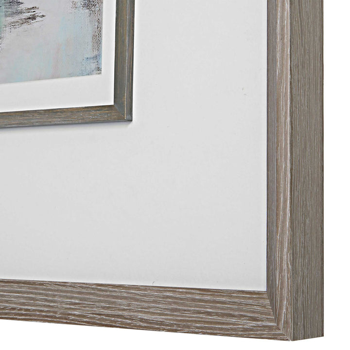 American Home Furniture Uttermost Morning Lake Watercolor Framed Print