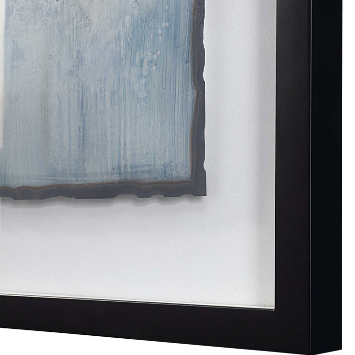 American Home Furniture Uttermost Glimmering Agate Abstract Prints, Set of 2