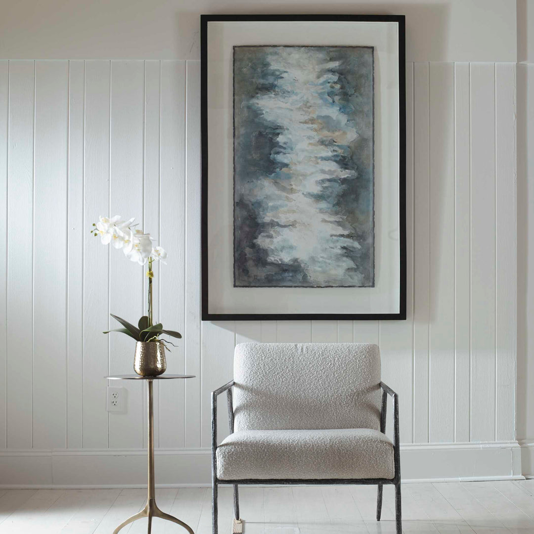 American Home Furniture Uttermost Lakeside Grande Framed Abstract Print