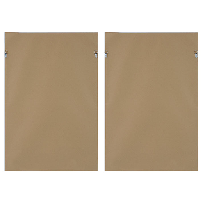 American Home Furniture Uttermost Burgundy Interjection Abstract Prints Set of 2