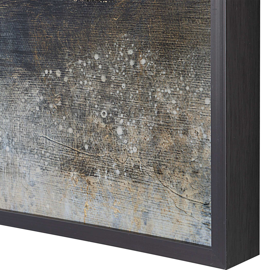 American Home Furniture Uttermost Gilt Misty Landscape Framed Print