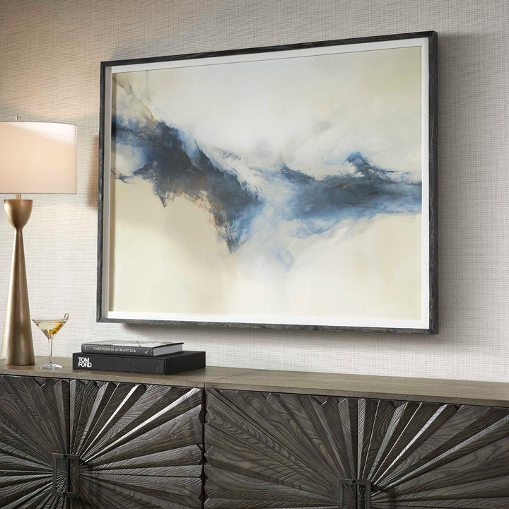American Home Furniture Uttermost Terra Nova Abstract Framed Print