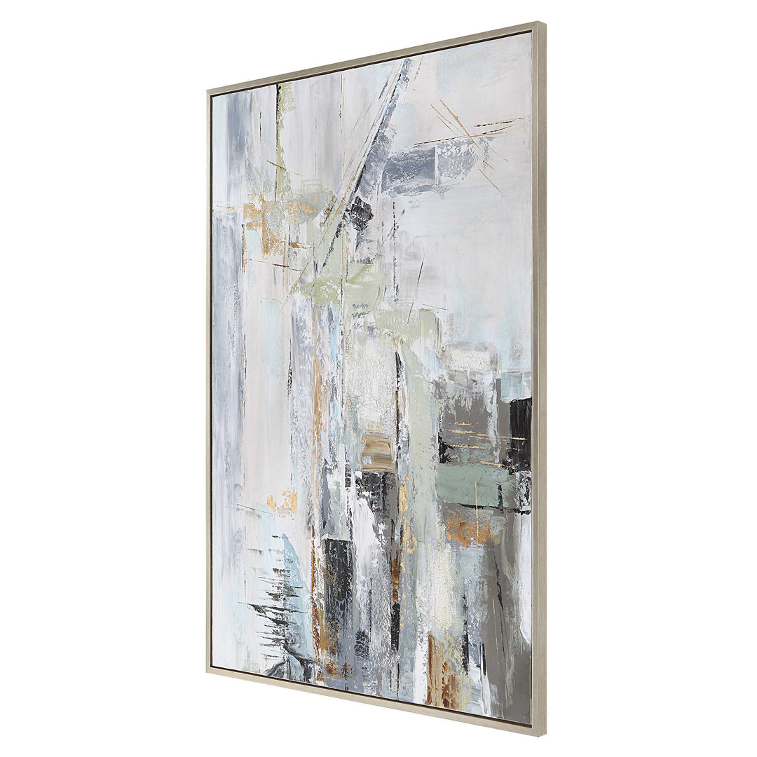 American Home Furniture Uttermost Natural Springs Hand Painted Canvas Art