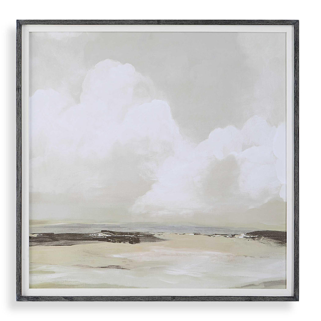 Soft Clouds Framed Print - AmericanHomeFurniture