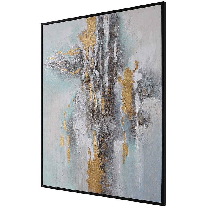 American Home Furniture Uttermost Mountain Mist Hand Painted Canvas