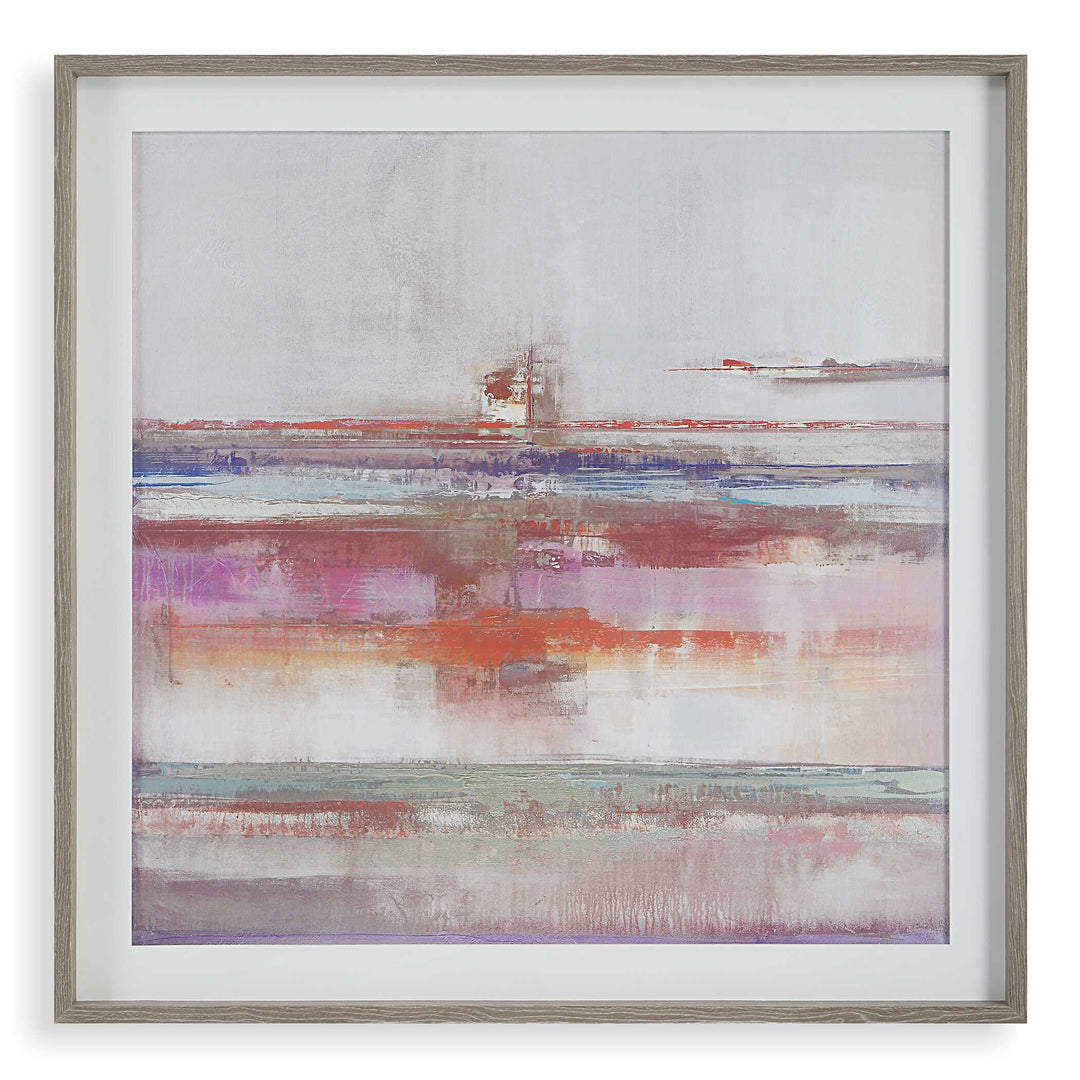 American Home Furniture Uttermost Torrent Abstract Art Framed Print