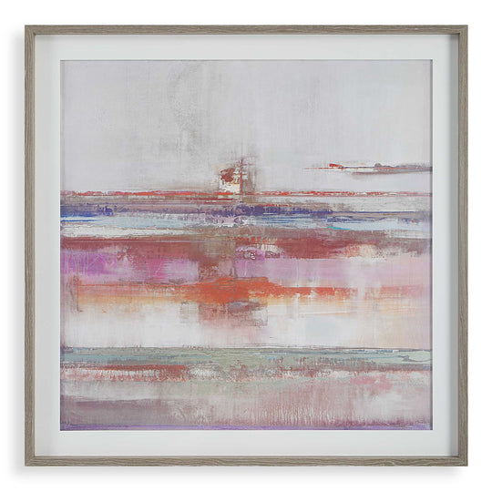 American Home Furniture Uttermost Torrent Abstract Art Framed Print