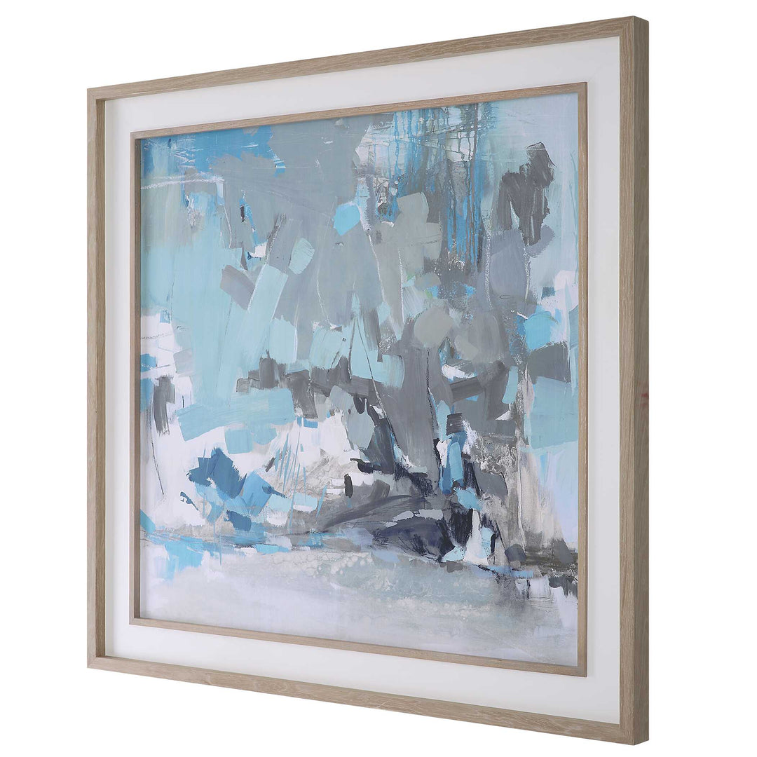 American Home Furniture Uttermost Misty Moonlight Abstract Framed Print