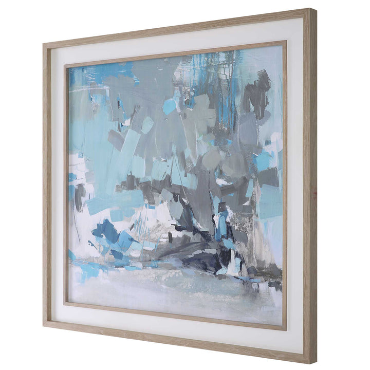 American Home Furniture Uttermost Misty Moonlight Abstract Framed Print