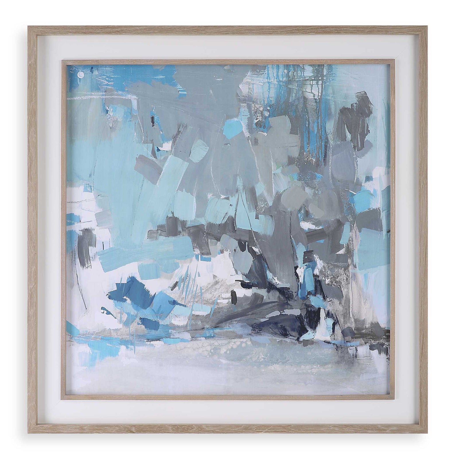 American Home Furniture Uttermost Misty Moonlight Abstract Framed Print