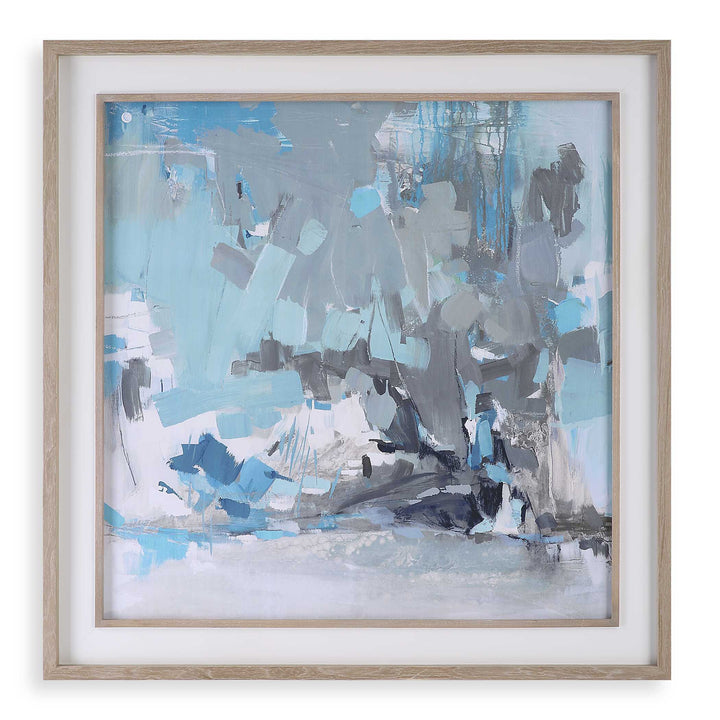 American Home Furniture Uttermost Misty Moonlight Abstract Framed Print