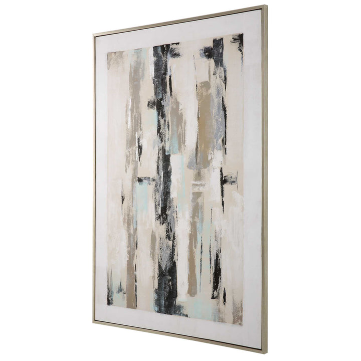 American Home Furniture Uttermost Placidity Hand Painted Abstract Art