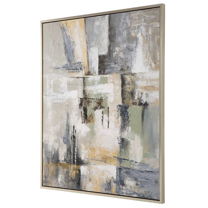 American Home Furniture Uttermost Intuition Hand Painted Abstract Art